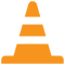 Traffic cone icon